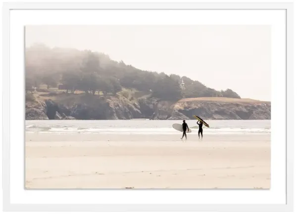 Mendocino Surgers - Mendocino, California Photograph by Carly Tabak