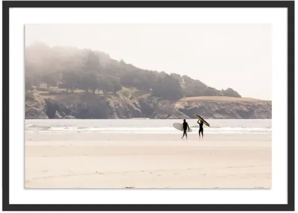 Mendocino Surgers - Mendocino, California Photograph by Carly Tabak