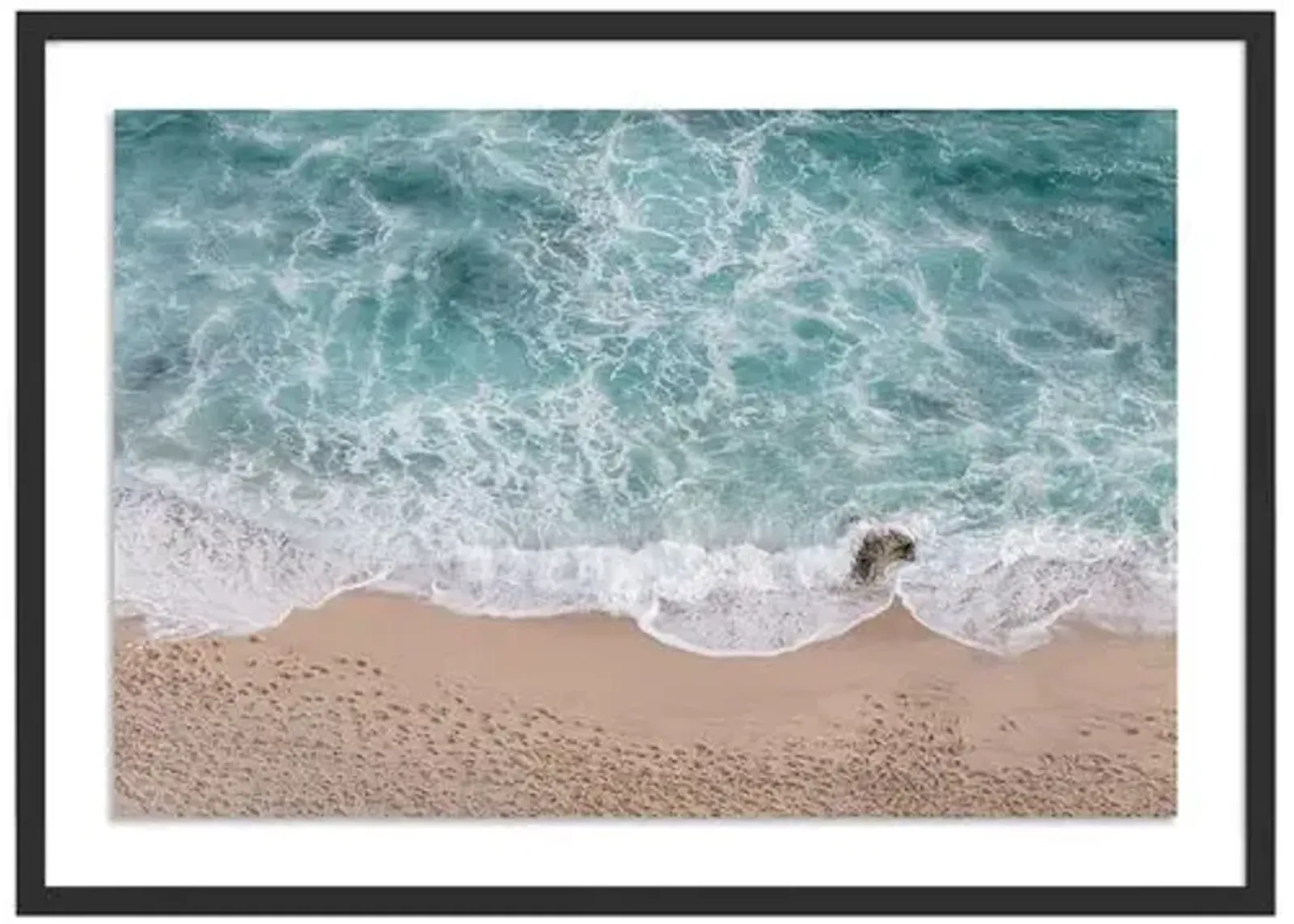 Mexico Shoreline - Cabo - Mexico by Carly Tabak - Black