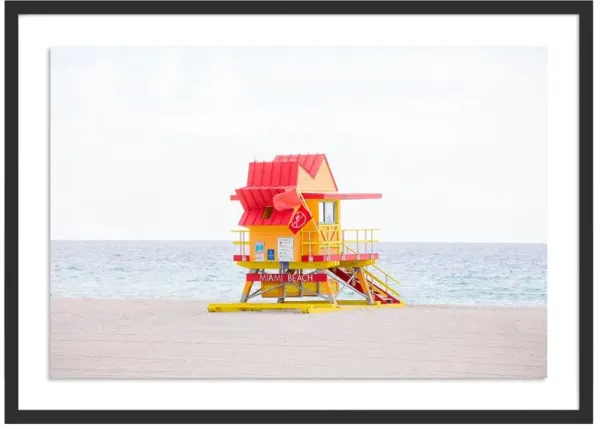 Miami Beach Lifeguard 8th Street - Miami Florida Photograph by Carly Tabak