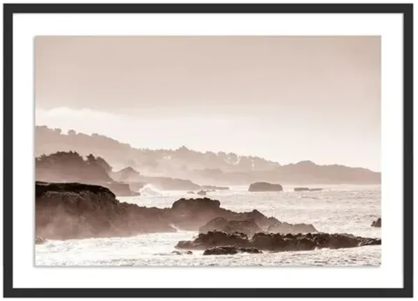 Moody Cliffs - Sea Ranch - California Photograph by Carly Tabak - Black