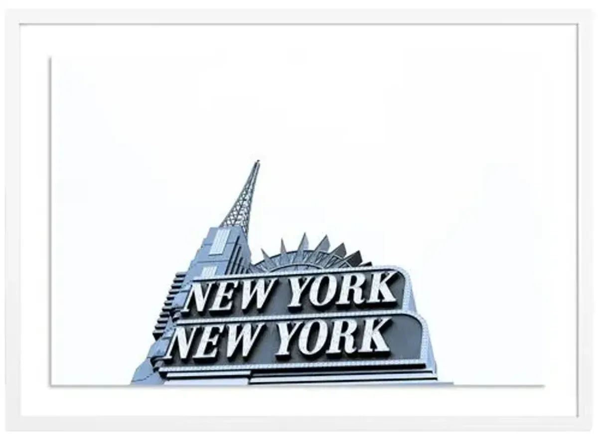 New York - New York - Las Vegas by Carly Tabak - White