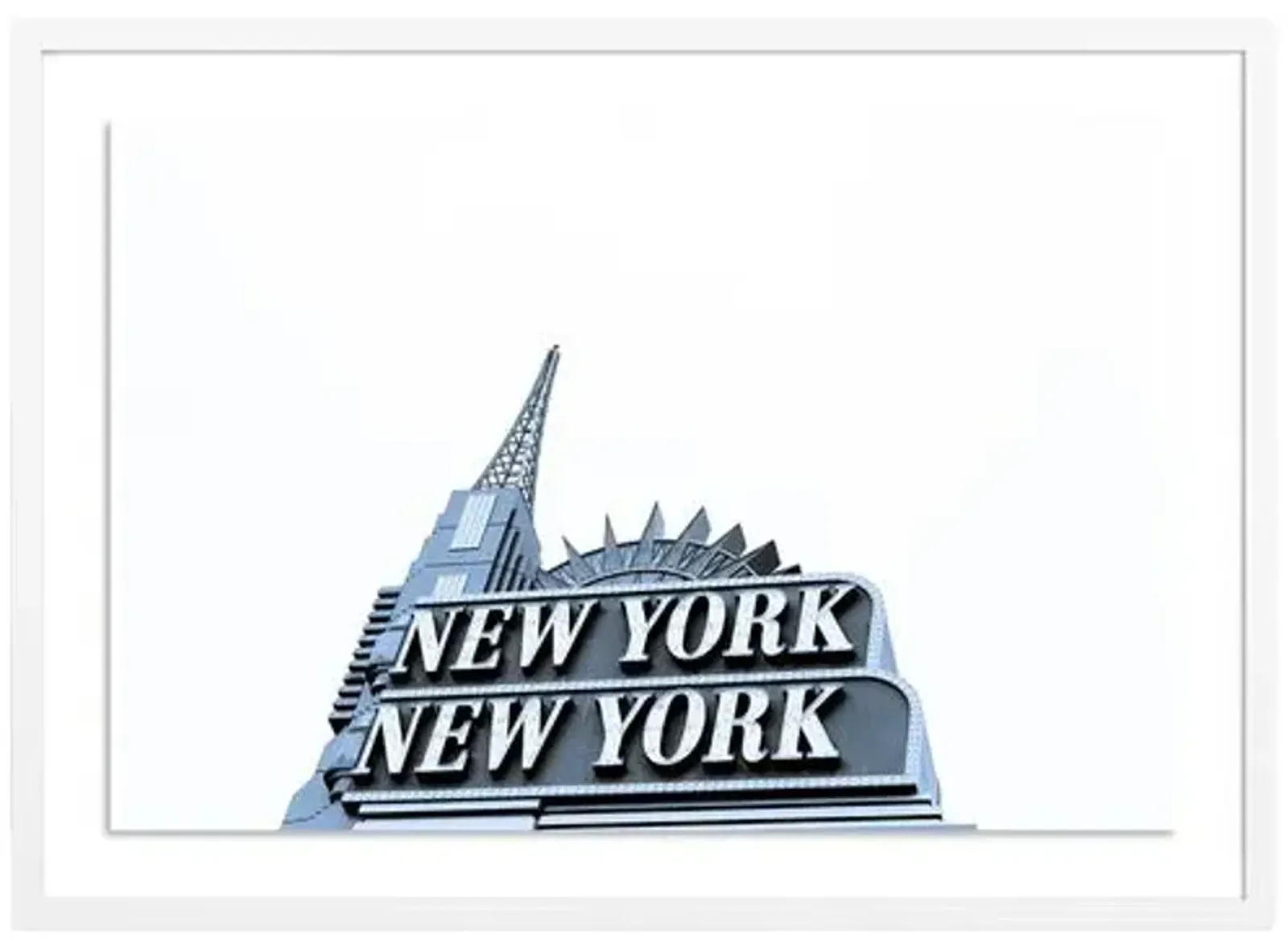 New York - New York - Las Vegas by Carly Tabak - White