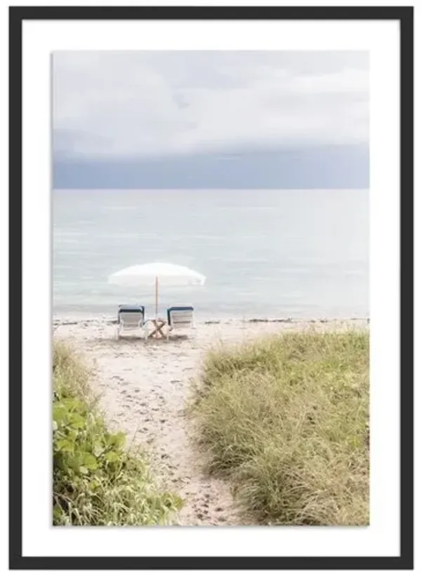 Out of Office Palm Beach - Palm Beach - Florida Photograph by Carly Tabak - Black