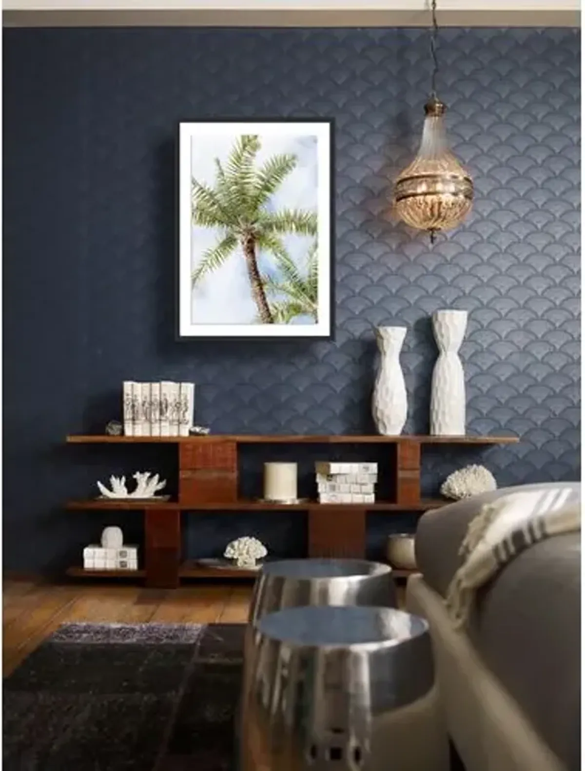 Palm Beach Palms - Palm Beach - Florida Photograph by Carly Tabak - Black