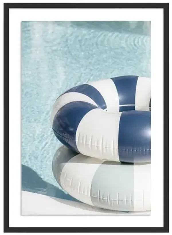 Palm Beach Pool Floats - Palm Beach - Florida Photograph by Carly Tabak - Black