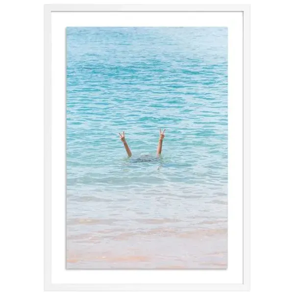 Peace Hawaii Photograph by Carly Tabak - White