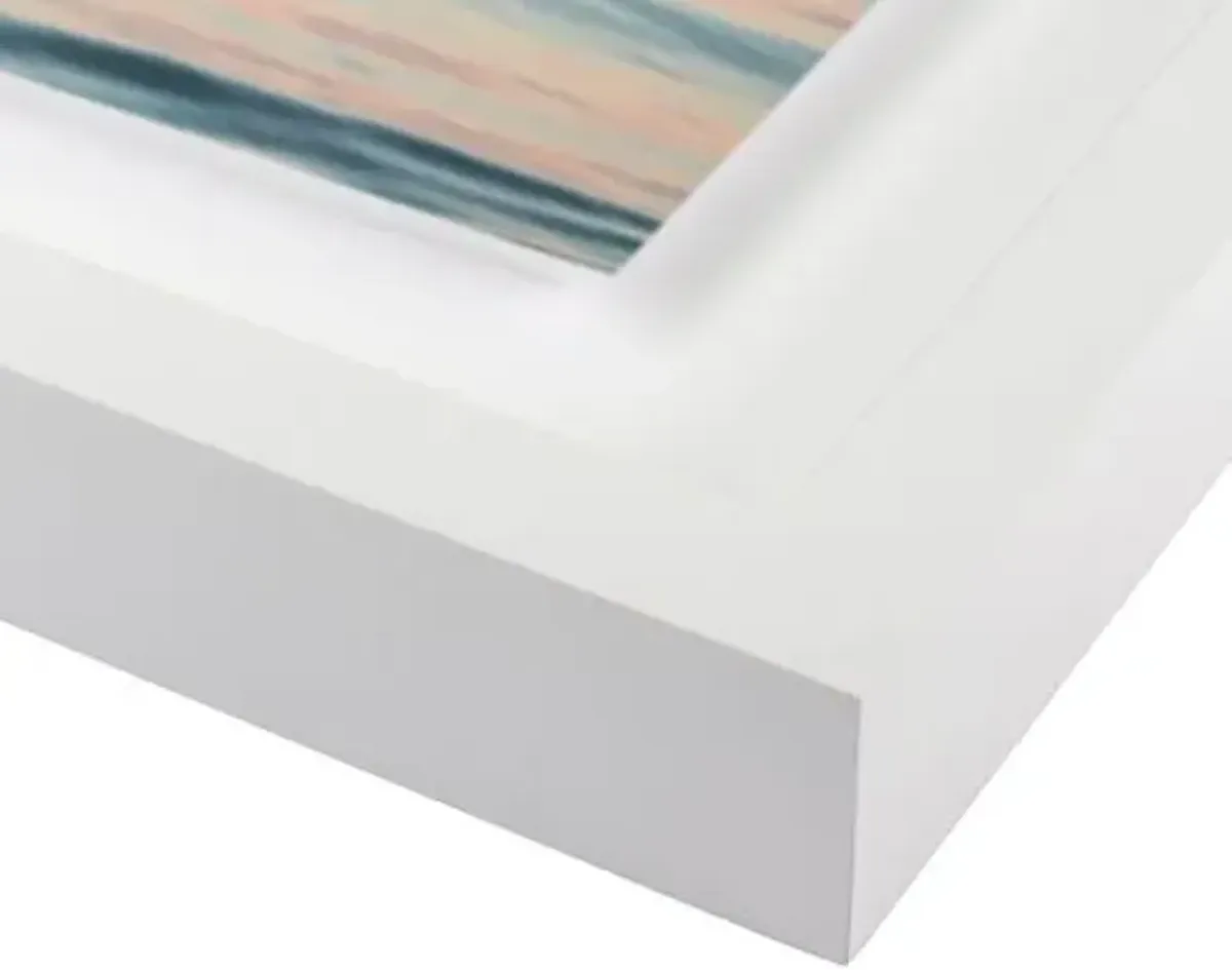 Peach Glow - Santa Barbara - California Photograph by Carly Tabak - White