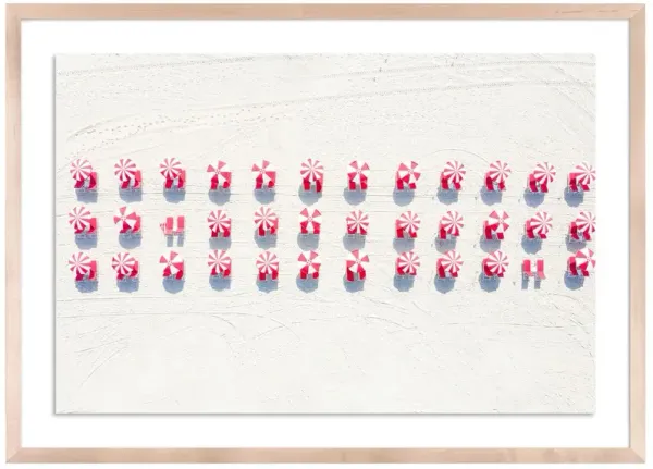 Red Beach Candy - Miami, Florida Photograph by Carly Tabak