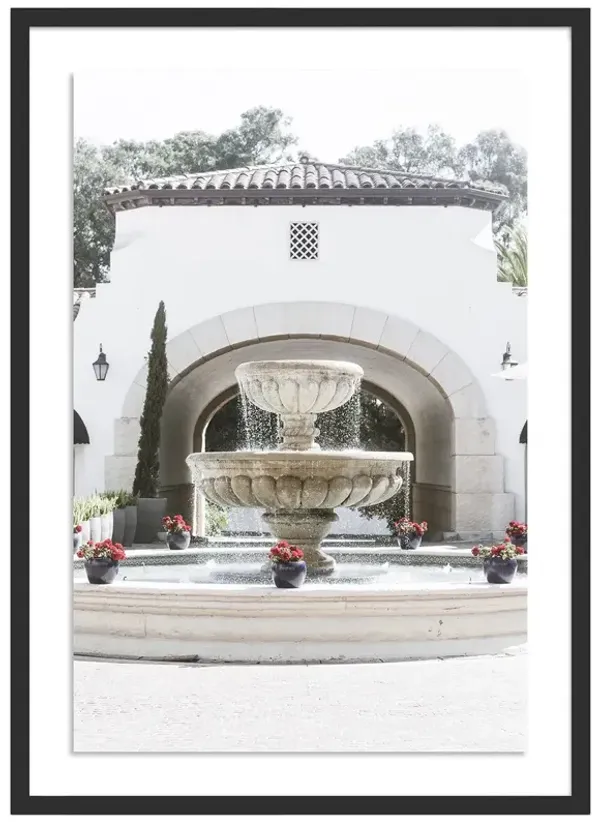Santa Barabara Fountain - Santa Barbara, California Photograph by Carly Tabak