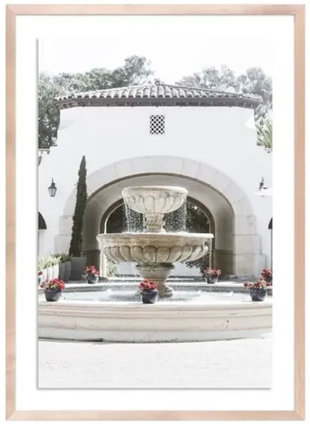 Santa Barabara Fountain - Santa Barbara - California by Carly Tabak - Clear