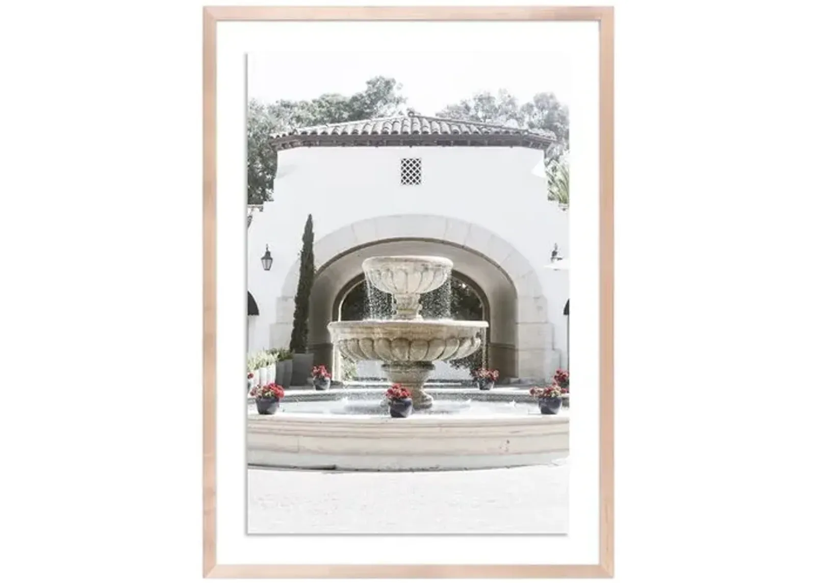 Santa Barabara Fountain - Santa Barbara - California by Carly Tabak - Clear