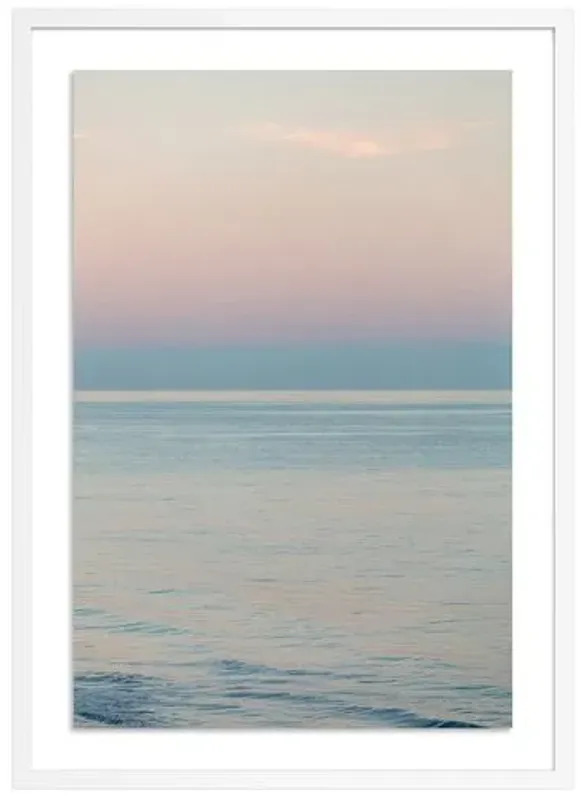 Santa Barabara Pink Skies - Santa Barbara - California by Carly Tabak - White