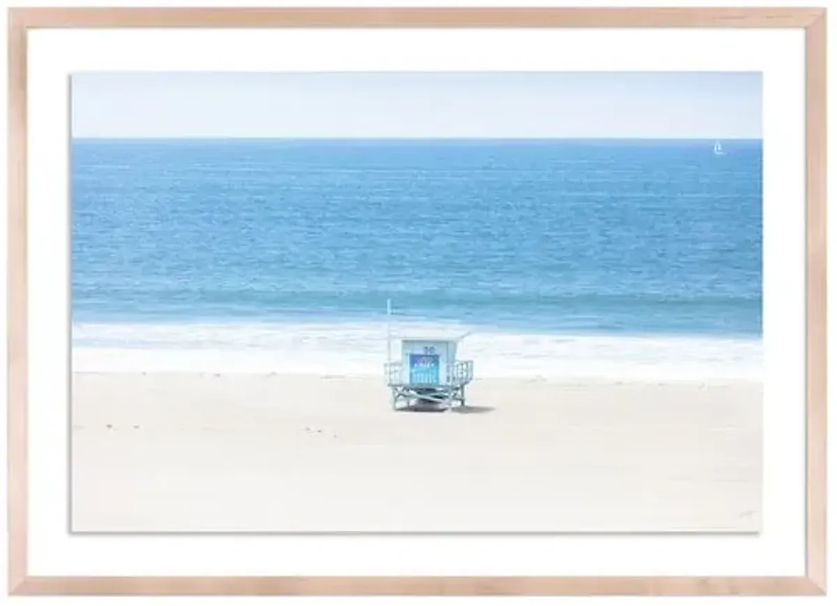 Socal Lifeguard Tower South California Photograph by Carly Tabak - Clear