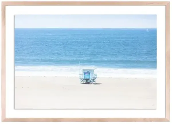 Socal Lifeguard Tower South California Photograph by Carly Tabak - Clear
