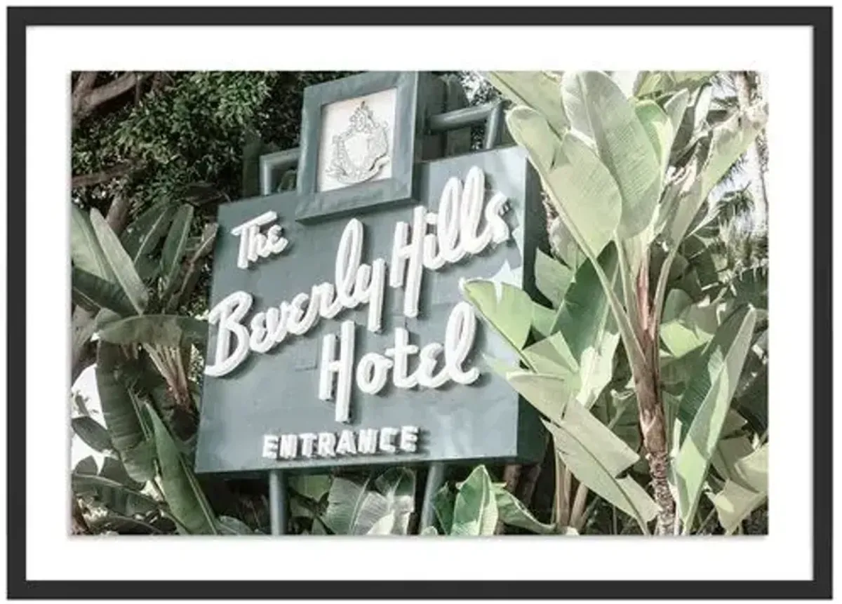 The Beverly Hills Hotel - Beverly Hills - California by Carly Tabak - Black