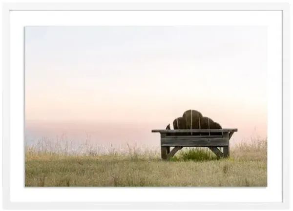 The Lookout - Sea Ranch - California Photograph by Carly Tabak - White