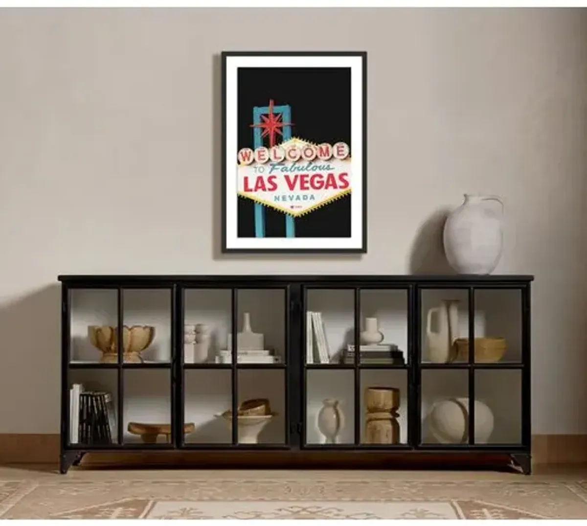 Welcome to Fabulous Las Vegas by Carly Tabak - Black