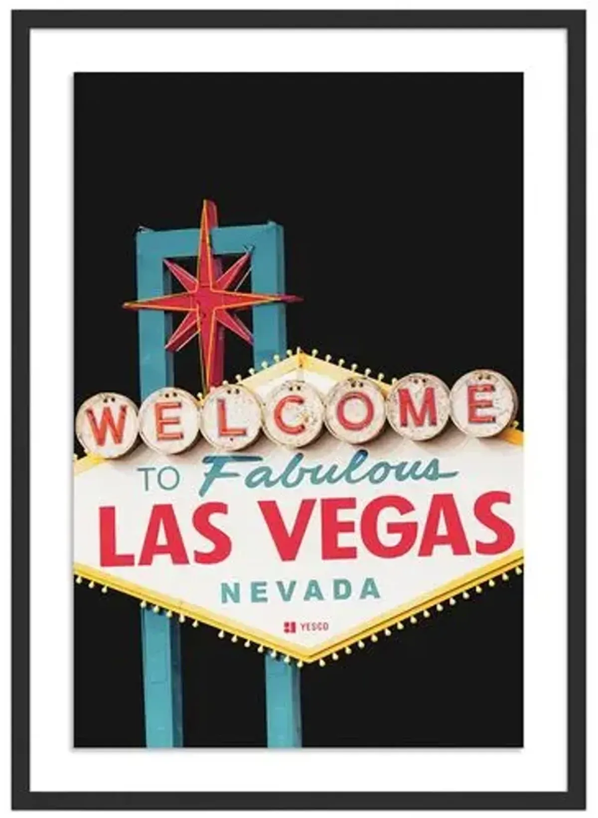 Welcome to Fabulous Las Vegas by Carly Tabak - Black