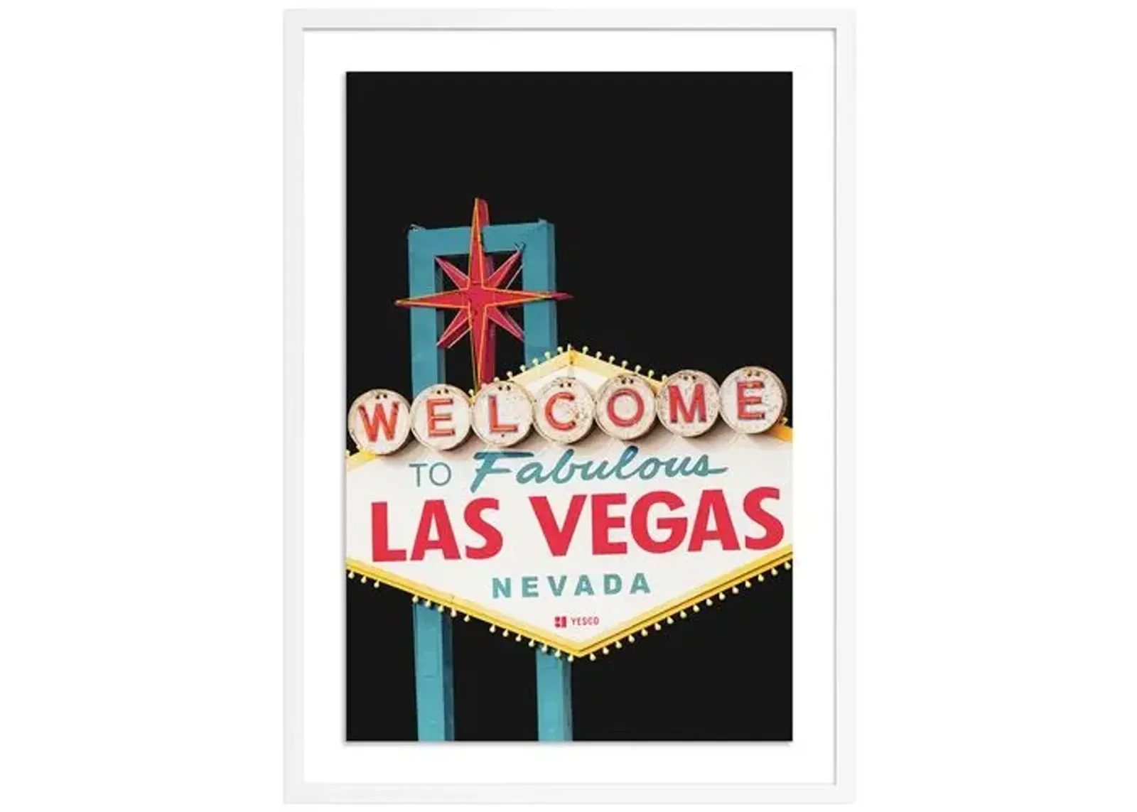 Welcome to Fabulous Las Vegas by Carly Tabak - White