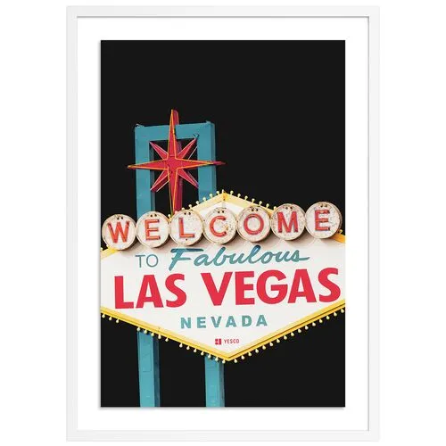 Welcome to Fabulous Las Vegas by Carly Tabak - White