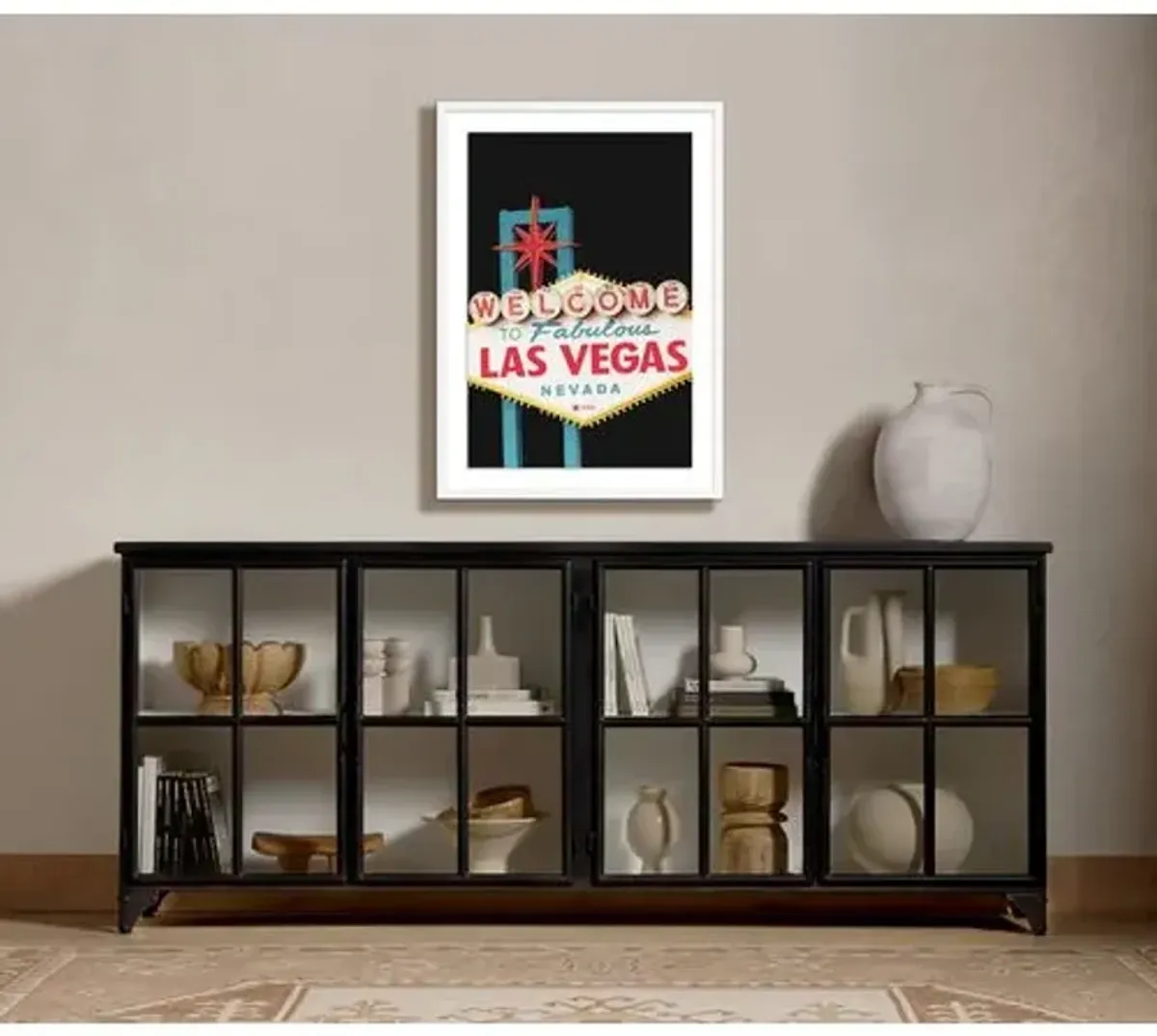 Welcome to Fabulous Las Vegas by Carly Tabak - White