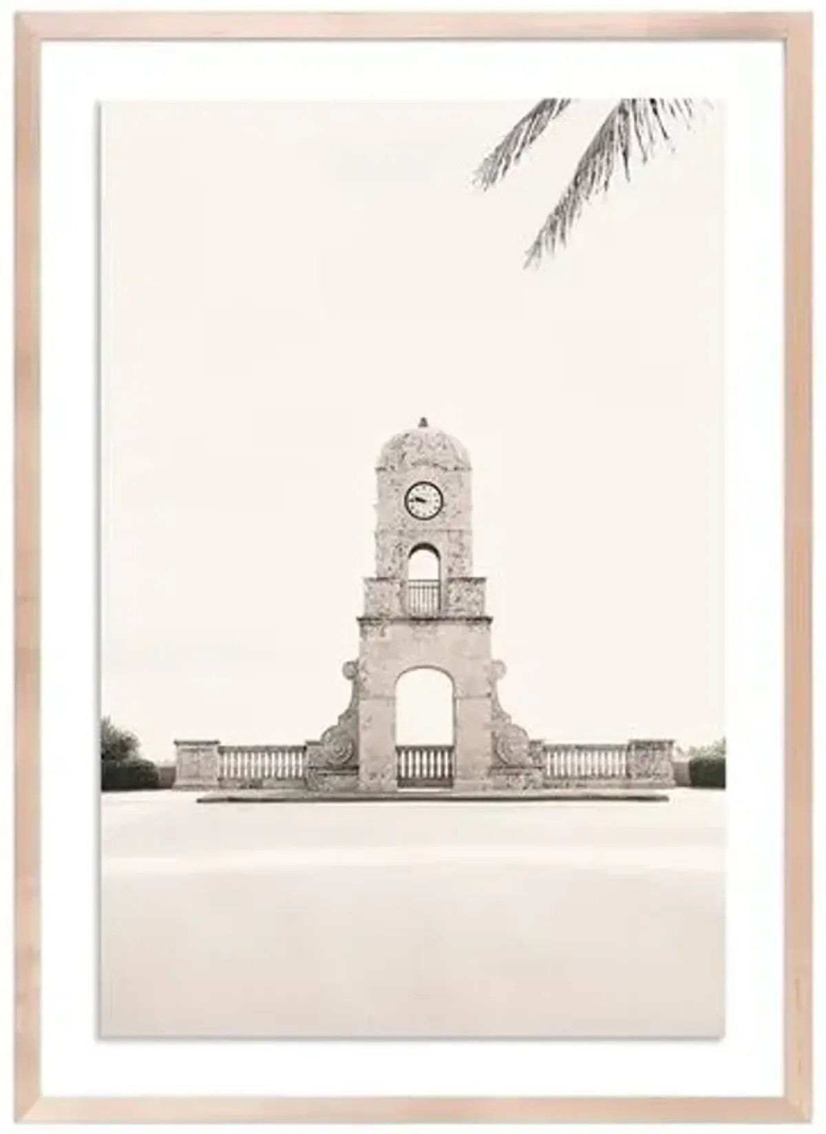 Worth Avenue Clock Tower - Palm Beach - Florida Photograph by Carly Tabak - Clear