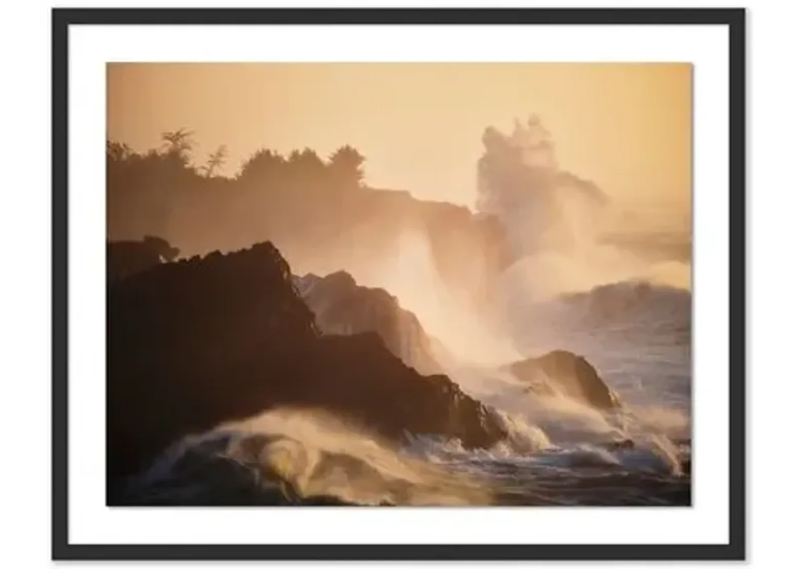 Pascal Shirley - Oregon Coast Sunset - Black