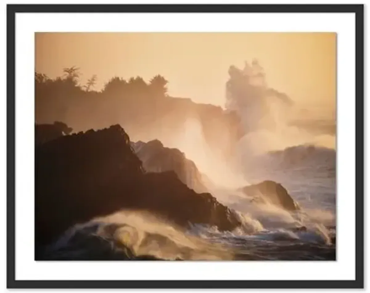 Pascal Shirley - Oregon Coast Sunset - Black