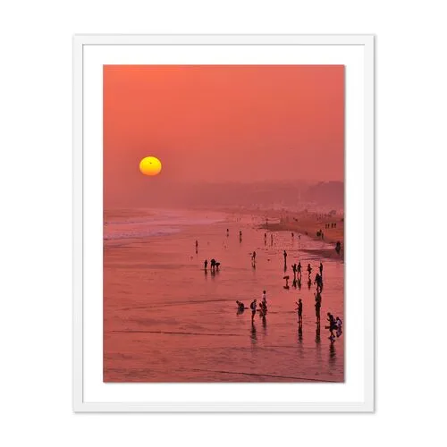 Pascal Shirley - Santa Monica Sunset - White