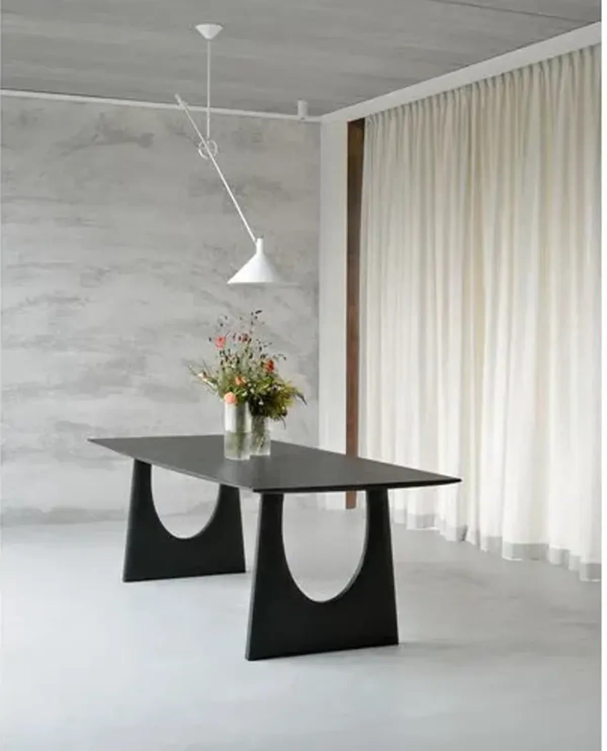 Geometric Dining Table - Black - Ethnicraft