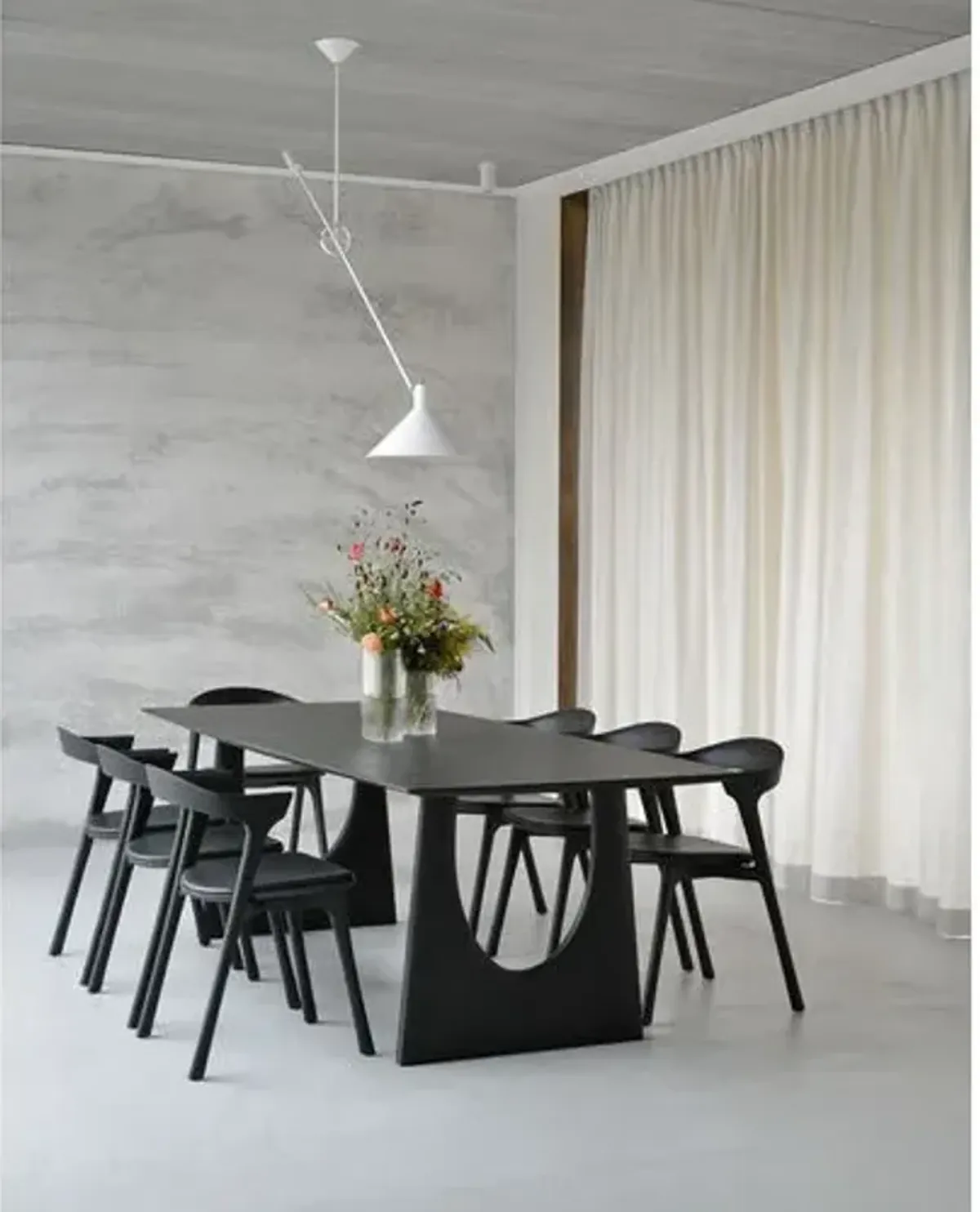 Geometric Dining Table - Black - Ethnicraft