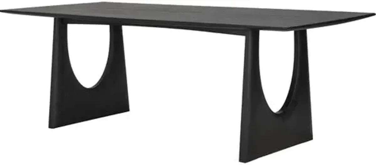 Geometric Dining Table - Black - Ethnicraft