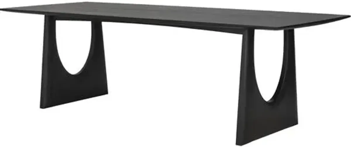 Geometric Dining Table - Black - Ethnicraft