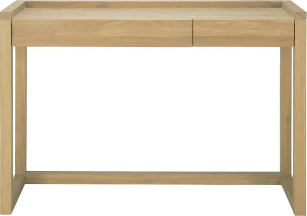 Frame 2-Drawer Desk, Oak