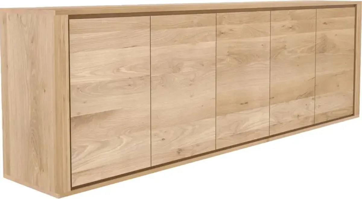 Shadow 5-Door Sideboard, Oak