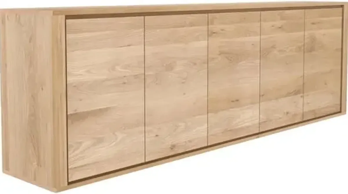 Shadow 5-Door Sideboard - Oak - Ethnicraft - Brown