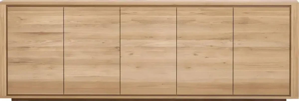 Shadow 5-Door Sideboard, Oak