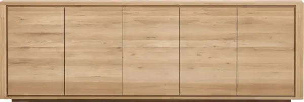 Shadow 5-Door Sideboard, Oak