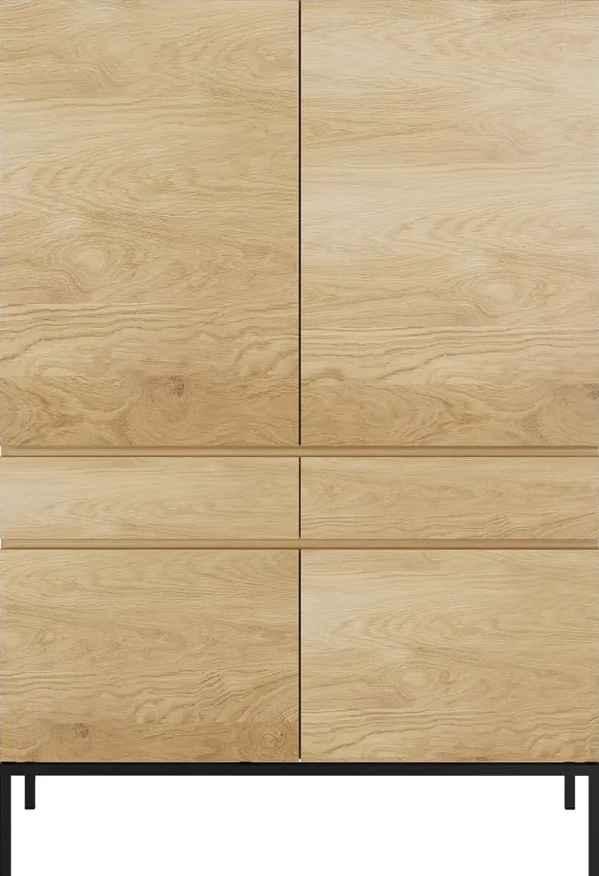 Ligna 4-Door Cupboard, Oak