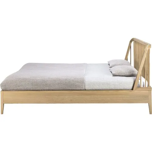 Spindle Bed - Oak - Ethnicraft - Brown