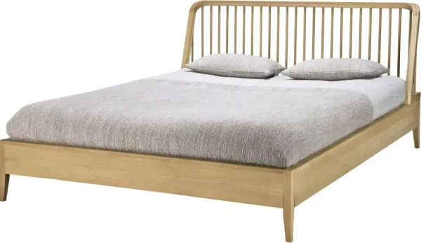 Spindle Bed, Oak