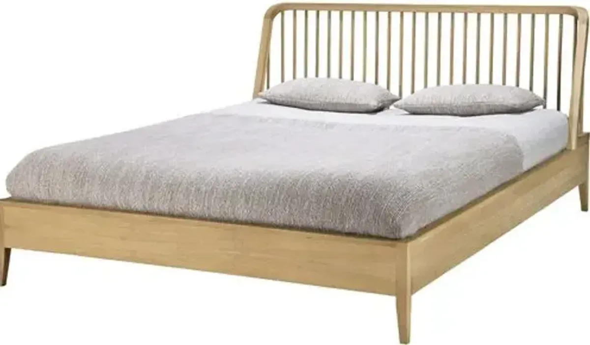 Spindle Bed - Oak - Ethnicraft - Brown