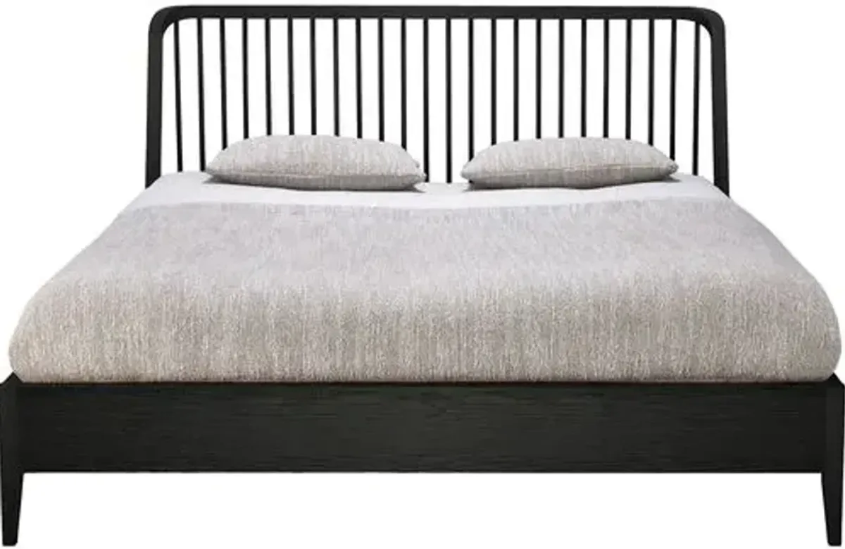 Spindle Bed - Black Oak - Ethnicraft