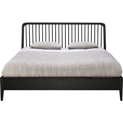 Spindle Bed - Black Oak - Ethnicraft