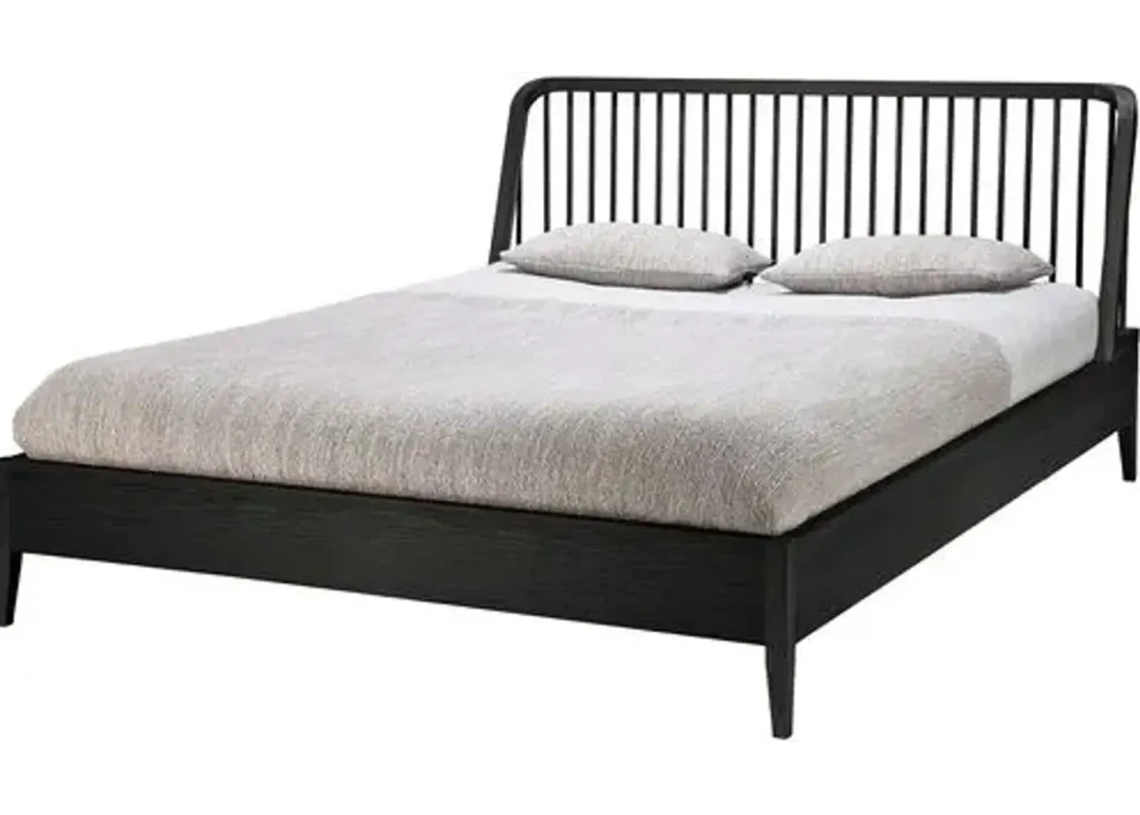 Spindle Bed - Black Oak - Ethnicraft