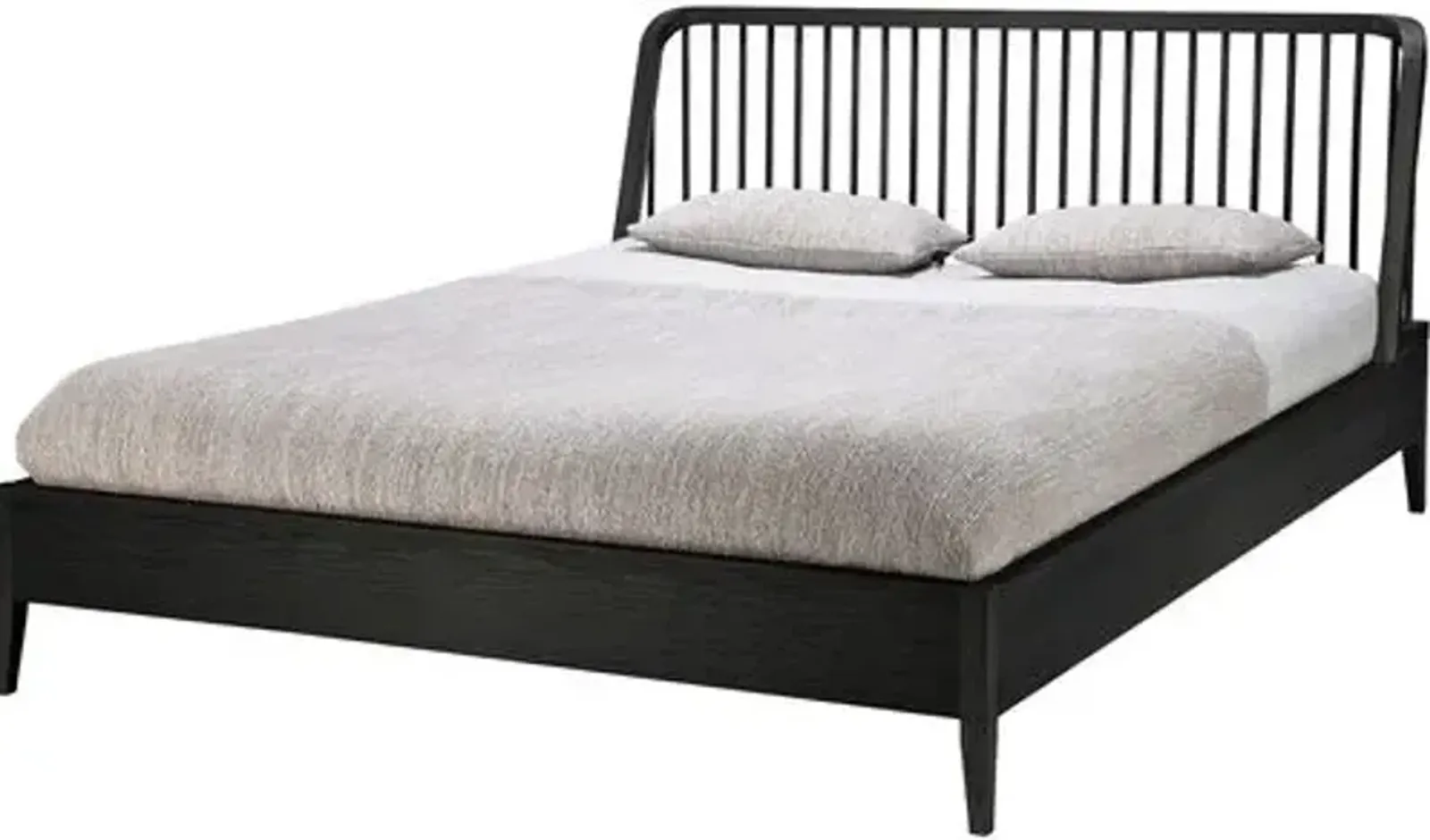 Spindle Bed - Black Oak - Ethnicraft