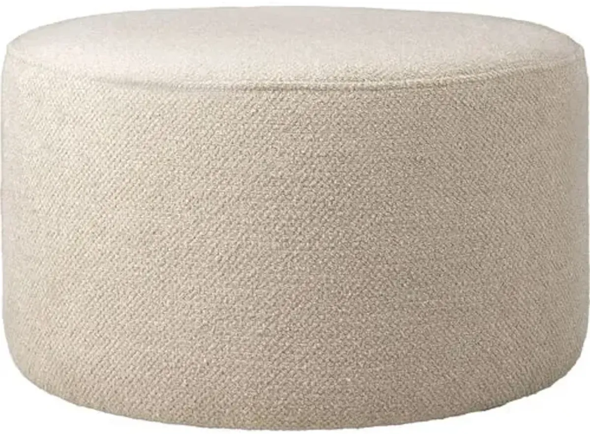 Barrow Round Pouf - Off White - Ethnicraft