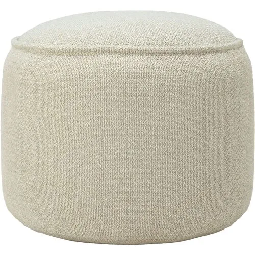 Donut Outdoor Pouf - Natural Check - Ethnicraft - Brown