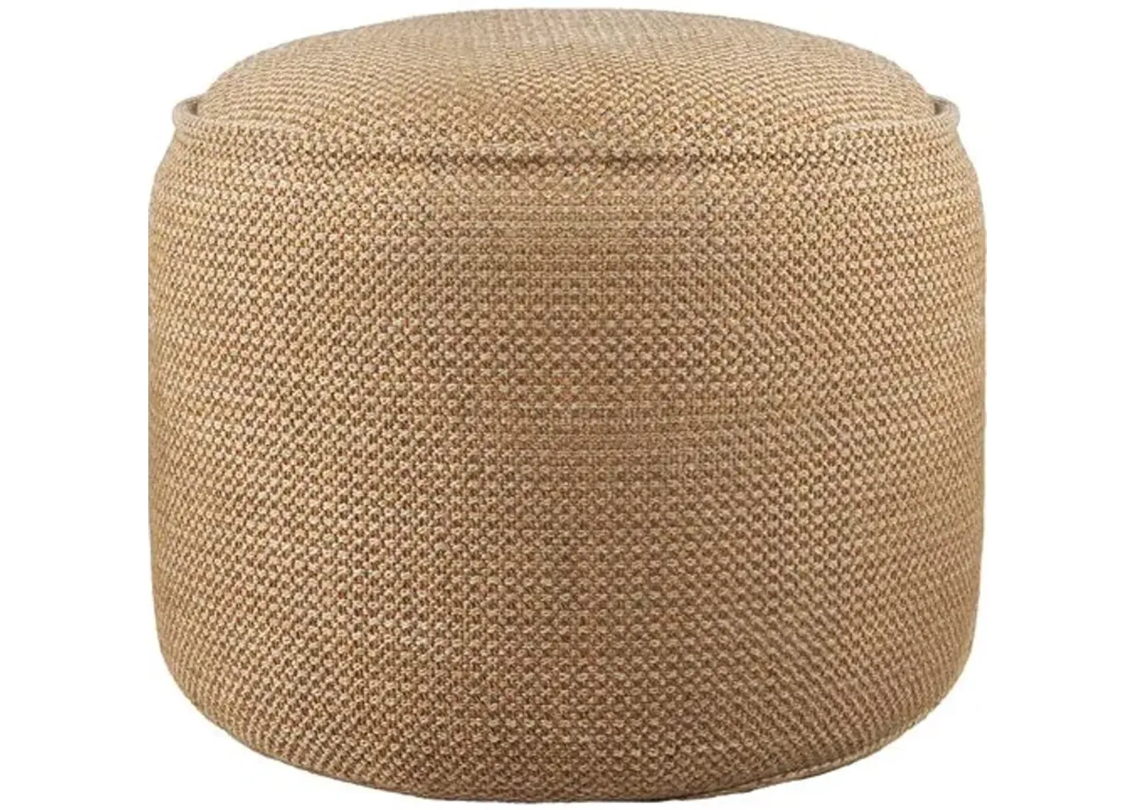 Donut Outdoor Pouf - Marsala Check - Ethnicraft - Brown